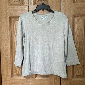 Croft & Barrow 3/4 sleeve sweater